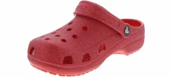 Flat|Comfort Shoes|CROCS Classic Glitter Women’s Clog Red