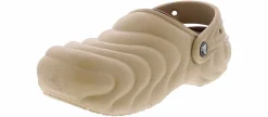 Comfort Shoes|CROCS Classic Lined Overpuff Clog Men’s Clog Beige
