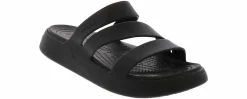 Flat Sandals|CROCS Getaway Strappy Women’s Sandal Black