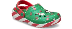 Casual|Casual|CROCS Mickey Mouse Holiday Lined Toddler Kids' (5-10) Clog Green