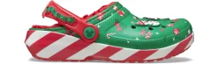 Casual|Casual|CROCS Mickey Mouse Holiday Lined Toddler Kids' (5-10) Clog Green