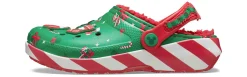 Casual|Casual|CROCS Mickey Mouse Holiday Lined Toddler Kids' (5-10) Clog Green