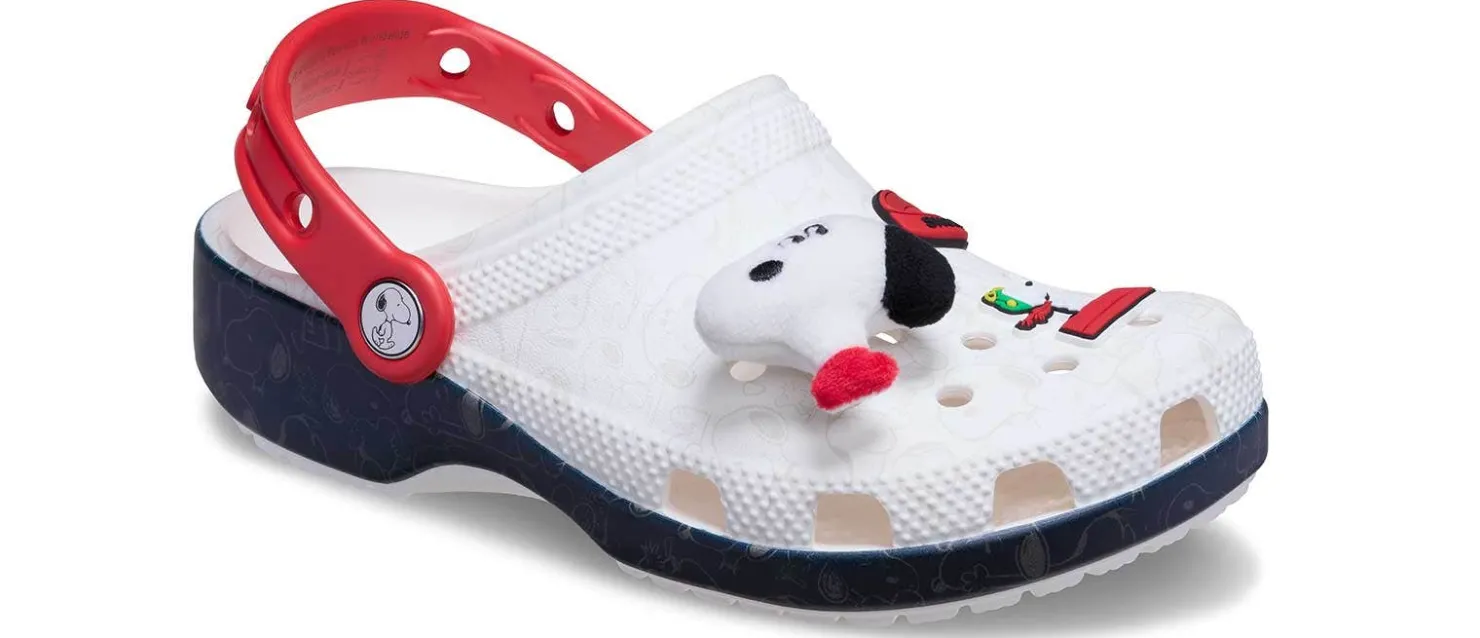 Comfort Shoes|CROCS Peanuts Men's Classic Clog White
