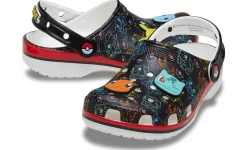 Casual|CROCS Pokémon Print Kids' (11-6) Classic Clog Black