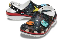Comfort Shoes|Water Shoes|CROCS Pokémon Print Men's Classic Clog Black