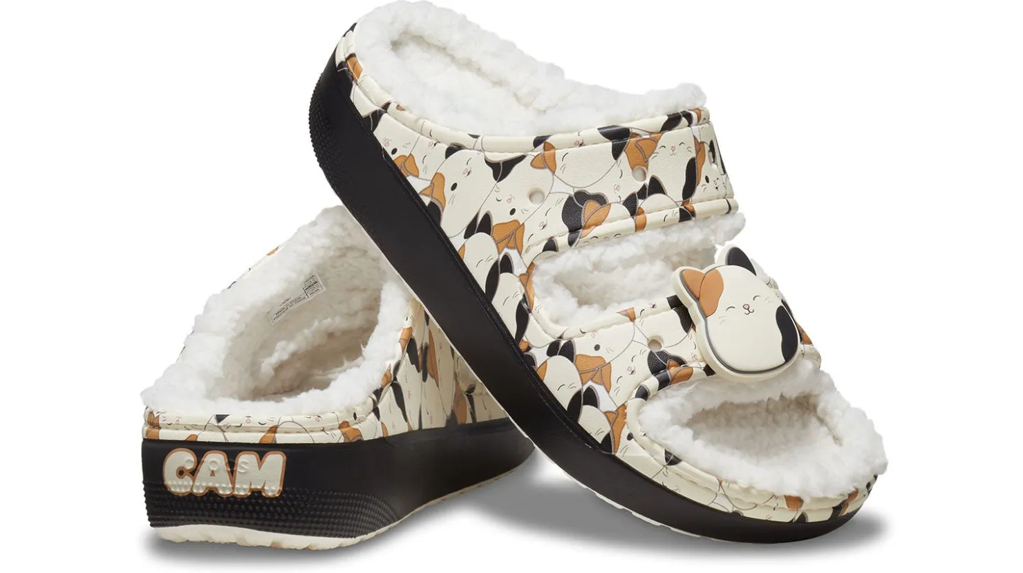 Flat Sandals|Slippers|CROCS Squishmallows Cam Cozzzy Women's Sandal White