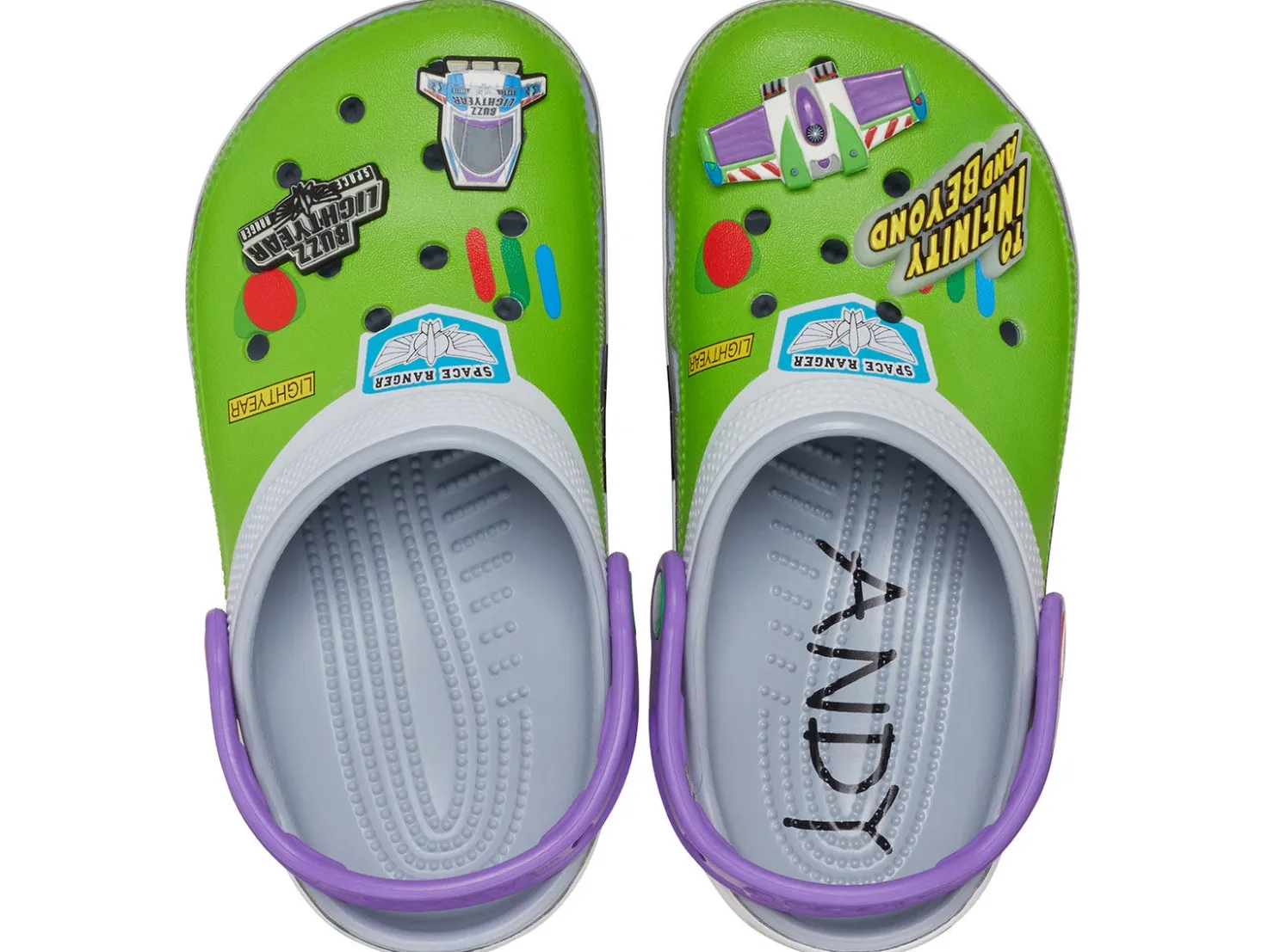 Casual|CROCS Toy Story Buzz Lightyear Classic Toddler (5-10) Clog Grey