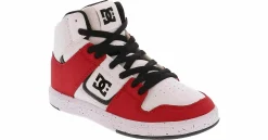 Athletics & Sneakers|DC SHOES Cure Hi-Top Elastic Youth Boys’ (11-3) Skate Sneaker White