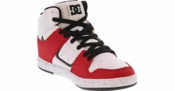 Athletics & Sneakers|DC SHOES Cure Hi-Top Elastic Youth Boys’ (11-3) Skate Sneaker White