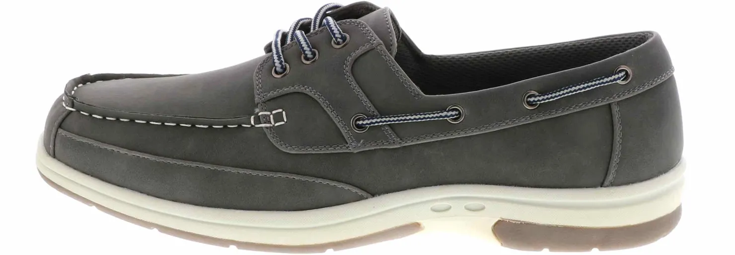 Comfort Shoes|Boat Shoes|DEERSTAGS Deer Stags Mitch Men's Wide-Width Casual Shoe Grey