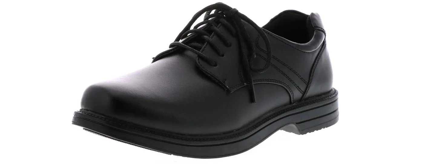 Oxfords & Loafers|Comfort Dress Shoes|DEERSTAGS Deer Stags Nu Times Men's Wide-Width Dress Shoe Black