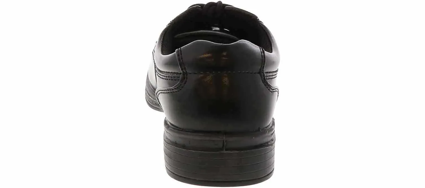 Casual|Dress Shoes|DEERSTAGS Deerstag Sharp Youth Boys’ (11-7) Wide-Width Dress Shoe Black