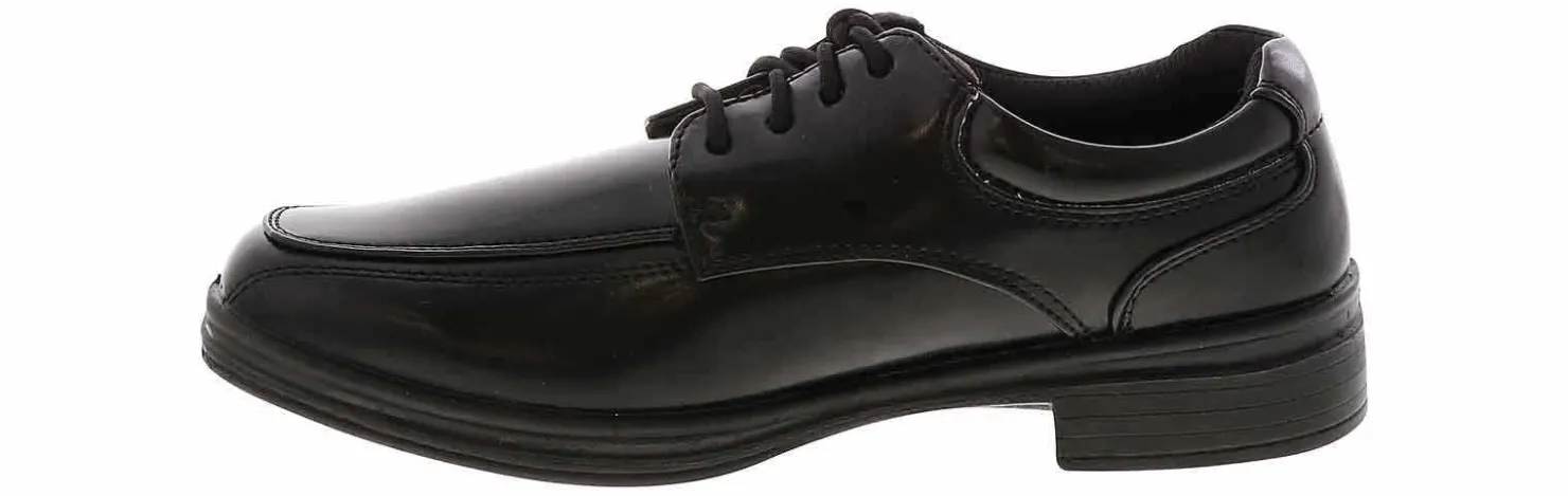 Casual|Dress Shoes|DEERSTAGS Deerstag Sharp Youth Boys’ (11-7) Wide-Width Dress Shoe Black