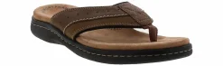 Comfort Sandals|Flip Flops|DOCKERS Laguna Men’s Casual Sandal Brown