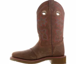 Western Boots|Soft Toe Boots|DOUBLE H Antonio Men’s Soft Toe Work Boot Brown