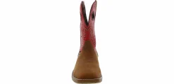 Safety Toe Boots|Slip Resistant|DOUBLE H Phantom Rider 11 Inch Men’s Composite Toe Work Boot Red