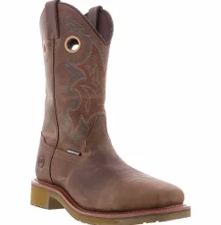 Electro Static Dissipative (Esd)|Safety Toe Boots|DOUBLE H Roy Men’s Wide-Width Composite Toe Work Boot Brown