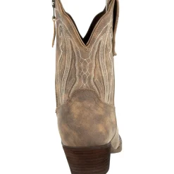 Western Boots|Short Boots & Booties|DURANGO Crush Women's Shortie Western Boot Brown
