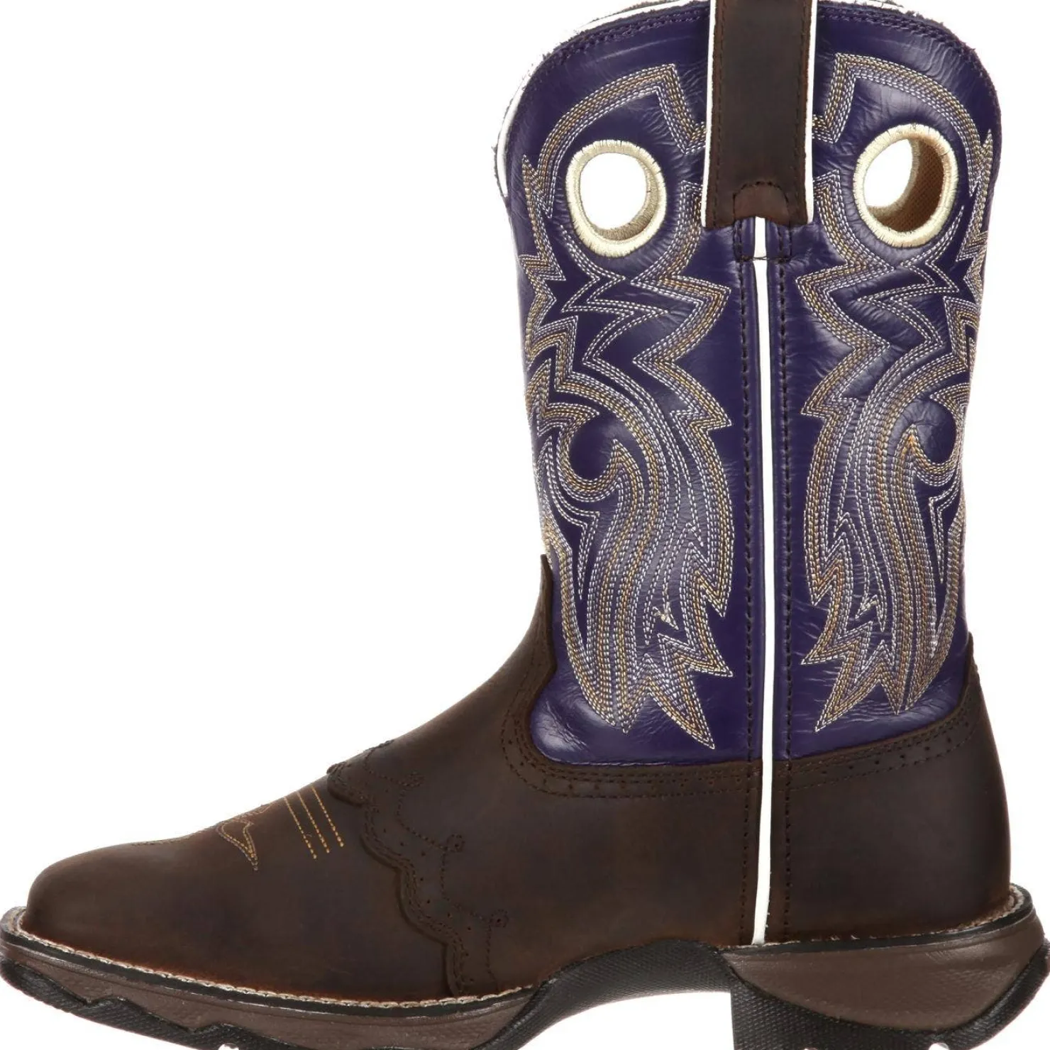 Western Boots|DURANGO Lady Rebel Twilight n' Lace Women's Wester Brown