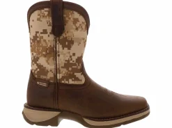 Boots|DURANGO Lil’ Rebel Desert Camo Boys’ (12-3) Western Boot Brown