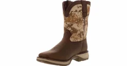 Boots|DURANGO Lil’ Rebel Desert Camo Boys’ (12-3) Western Boot Brown
