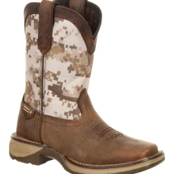 Boots|DURANGO Lil' Rebel Junior Kids' (4-7) Cowboy Boot Brown