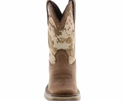 Boots|DURANGO Lil' Rebel Junior Kids' (4-7) Cowboy Boot Brown