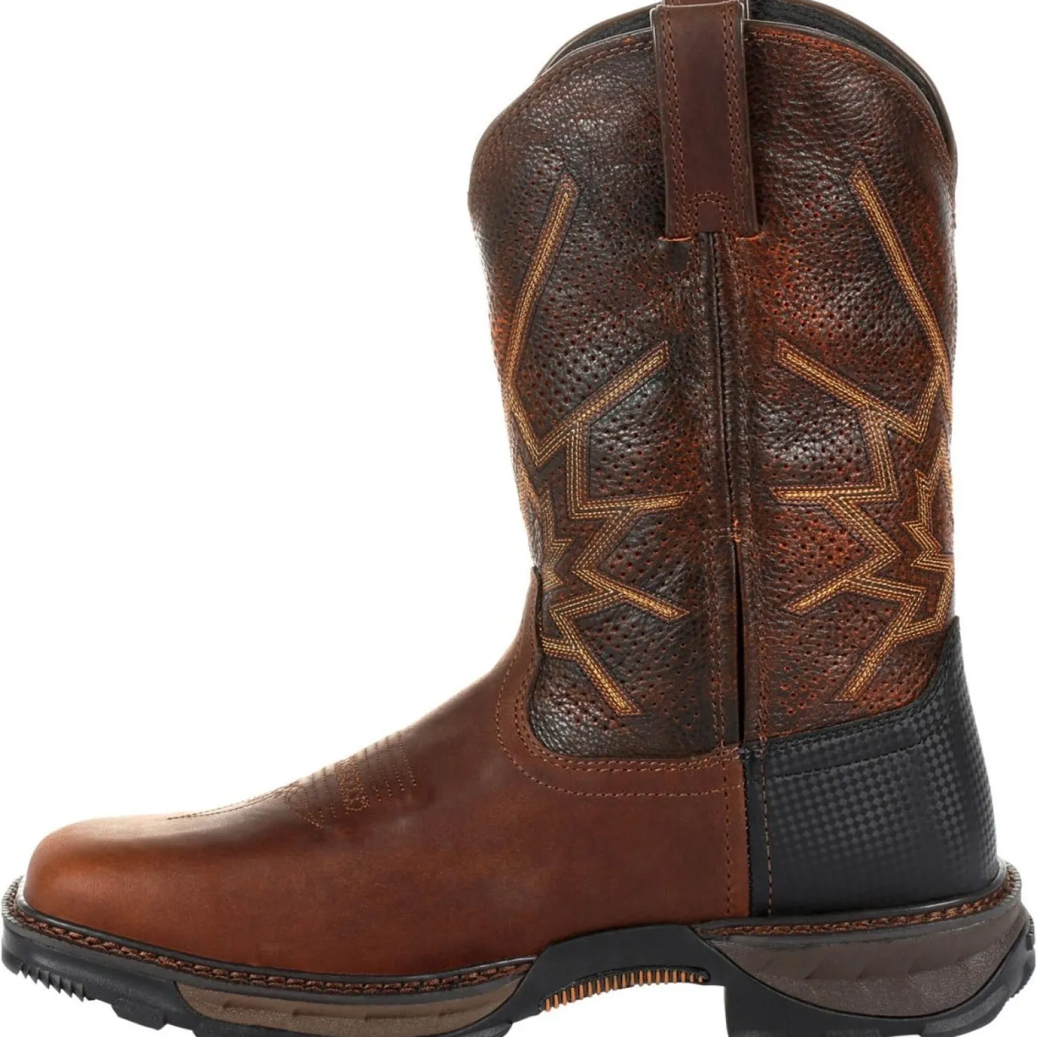 Western Boots|Soft Toe Boots|DURANGO Maverick XP Ventilated Men's Soft Toe Work Boot Brown
