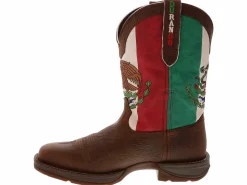 Western Boots|DURANGO Rebel Mexico Flag Men's Western Boot Brown