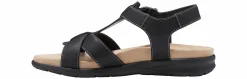 Comfort Sandals|Flat Sandals|EASTLAND Kayla Women's Slide Sandal Black