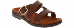 Sandals|Comfort Sandals|EASTLAND Sanibel Women’s Wide-Width Sandal Brown
