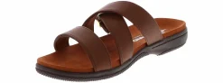 Sandals|Comfort Sandals|EASTLAND Sanibel Women’s Wide-Width Sandal Brown