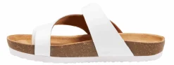 Footbed Sandals|Flat Sandals|EASTLAND Shauna Women's Sandal White
