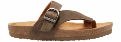 Flat Sandals|Footbed Sandals|EASTLAND Shauna Women's Sandal Brown