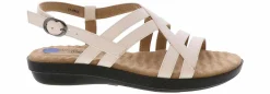 Comfort Sandals|Wedge & Platform Sandals|EASY STREET Lobo Women’s Comfort Wedge Sandal White