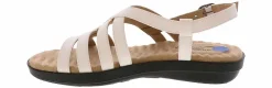Comfort Sandals|Wedge & Platform Sandals|EASY STREET Lobo Women’s Comfort Wedge Sandal White