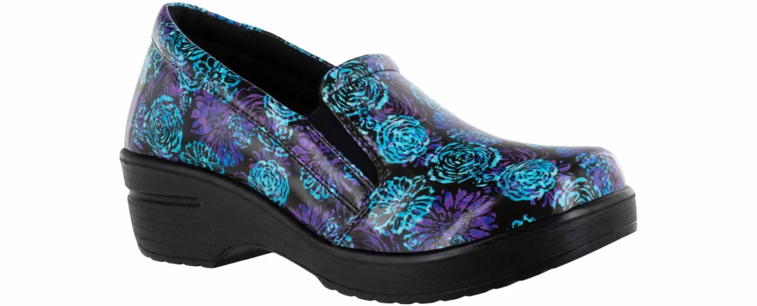 Slip Resistant|EASY WORKS Leeza Women's Slip Resistant Work Shoe Purple