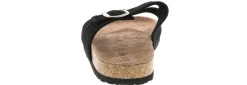 Comfort Sandals|Flat Sandals|ECHO BAY Garcia Women's Footbed Sandal Black