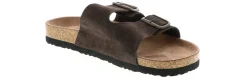 Comfort Sandals|Flat Sandals|ECHO BAY Garcia Women's Footbed Sandal Brown