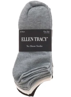 Socks|ELLEN TRACY 10PK Women's No-Show Socks Multicolor