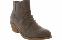 Short Boots & Booties|Wedge & Heeled Boots|EURO SOFT BY SOFFT Adeah Women’s Fashion Bootie Grey
