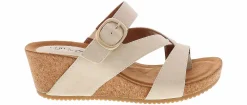 Comfort Sandals|Wedge & Platform Sandals|EURO SOFT BY SOFFT Emrie Women’s Wedge Sandal Beige
