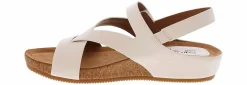 Comfort Sandals|Footbed Sandals|EURO SOFT BY SOFFT Gianetta Women’s Comfort Wedge Sandal White