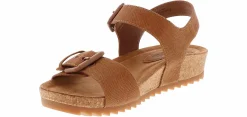 Comfort Sandals|Wedge & Platform Sandals|EURO SOFT BY SOFFT Glinda Women’s Fashion Sandal Brown