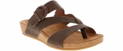 Comfort Sandals|Wedge & Platform Sandals|EURO SOFT BY SOFFT Gwenda Women’s Wedge Sandal Brown
