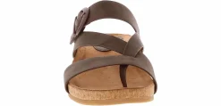 Comfort Sandals|Wedge & Platform Sandals|EURO SOFT BY SOFFT Gwenda Women’s Wedge Sandal Brown