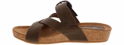 Comfort Sandals|Footbed Sandals|EURO SOFT BY SOFFT Gwenda Women’s Comfort Wedge Sandal Brown