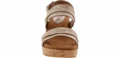 Comfort Sandals|Wedge & Platform Sandals|EURO SOFT BY SOFFT Kahley Strap Women’s Comfort Wedge Sandal Gold