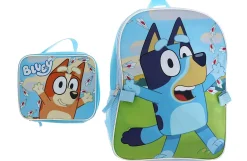 Bags|FAST FORWARD y and Bingo Kids’ Backpack & Lunchbox Set Blue