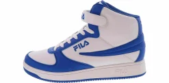 Athleisure & Casual|FILA A High Men’s Athletic Hi-Top Sneaker White